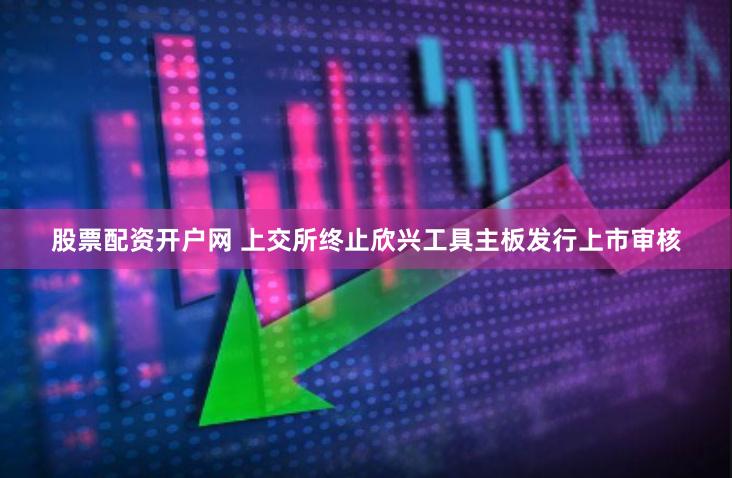 股票配资开户网 上交所终止欣兴工具主板发行上市审核